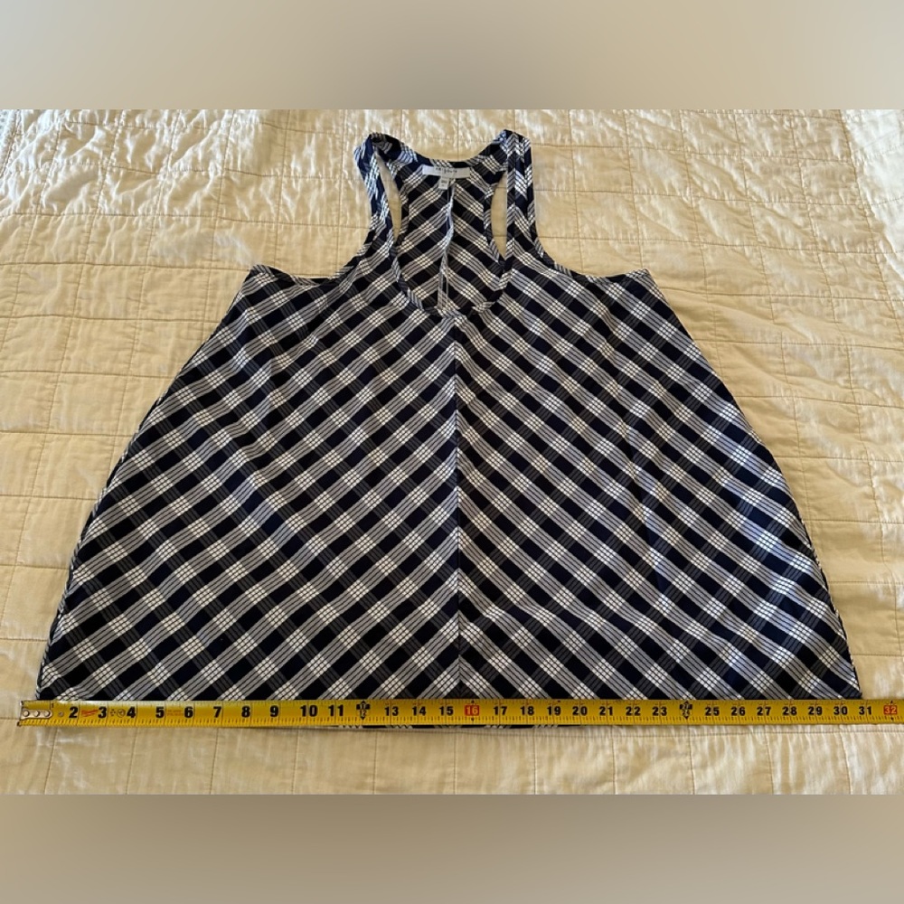 Blue Palaka Ari South tank top size Large